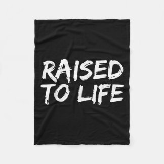 Baptism Gift New Christians Baptismal Quote Raised Fleece Deken