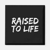 Baptism Gift New Christians Baptismal Quote Raised Magneet (Voorkant)