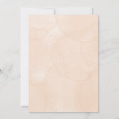 Baptism invitation card with a rustic theme kaart (Achterkant)