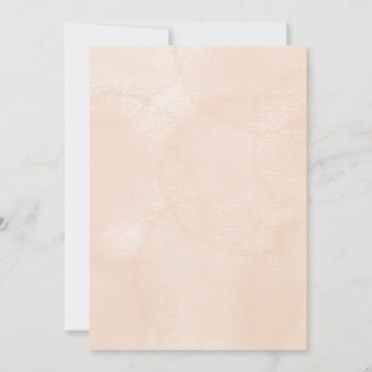 Baptism invitation card with a rustic theme kaart (Achterkant)