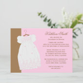 Baptism Invitation for Girl Kaart (Staand voorkant)