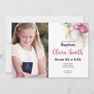 Baptism Invitation Kaart