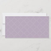 Baptism Invitation Kaart - Baby Girl Invite, Cross (Achterkant)