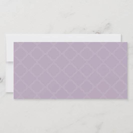 Baptism Invitation Kaart - Baby Girl Invite, Cross (Achterkant)