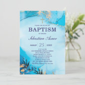 Baptism Invitation Sjabloon Kaart (Staand voorkant)