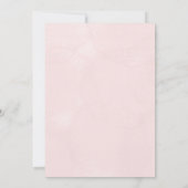 Baptism invitation with floral design kaart (Achterkant)