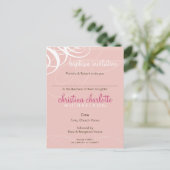 BAPTISM INVITE:: designer vogue 1 Uitnodiging Briefkaart (Staand voorkant)