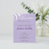 BAPTISM INVITE:: designer vogue 3 Uitnodiging Briefkaart (Staand voorkant)