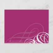 BAPTISM INVITE:: designer vogue 5 Uitnodiging Briefkaart (Achterkant)