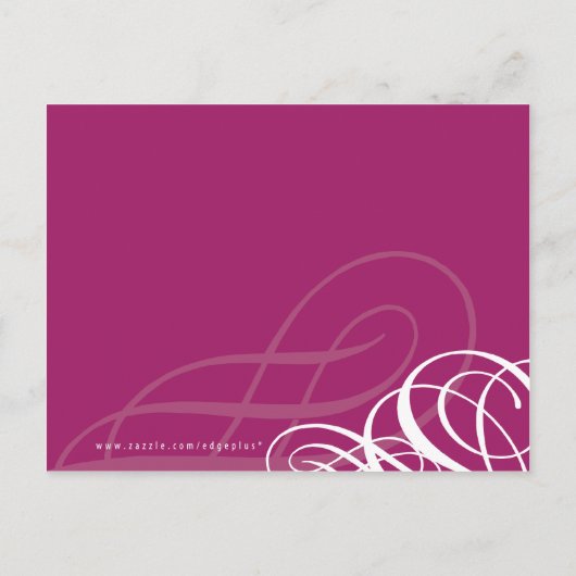 BAPTISM INVITE:: designer vogue 5 Uitnodiging Briefkaart (Achterkant)