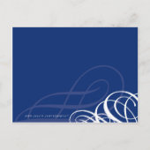 BAPTISM INVITE :: designer Vogue 7 Uitnodiging Briefkaart (Achterkant)