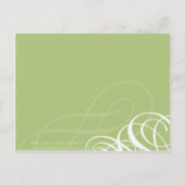 BAPTISM INVITE:: designer vogue 8 Uitnodiging Briefkaart (Achterkant)