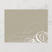 BAPTISM INVITE:: designer vogue 9 Uitnodiging Briefkaart (Achterkant)