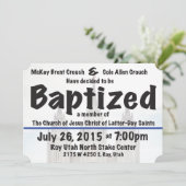 Baptism Invite Kaart (Staand voorkant)