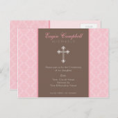BAPTISM INVITE: oh zo mooi 5 Uitnodiging Briefkaart (Voorkant / Achterkant)