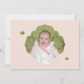 BAPTISM INVITES:: tuin thema 3 Kaart (Achterkant)