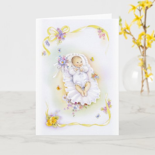 Baptism Kaart (Gele Bloem)