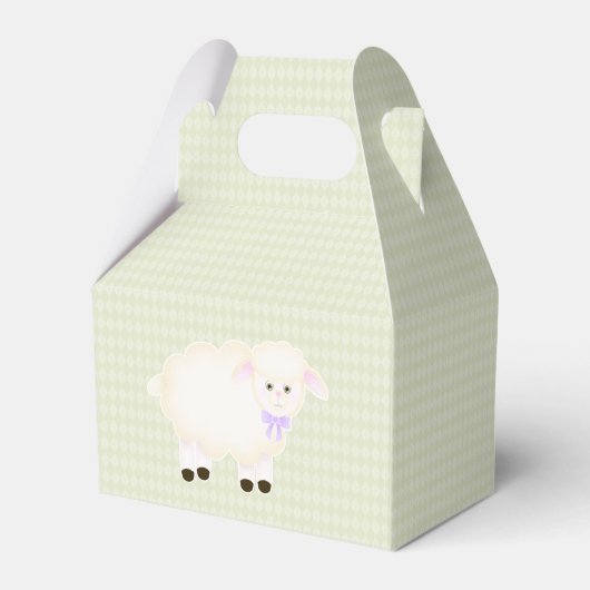 Baptism Lamb Bedankdoosjes (Achterkant)