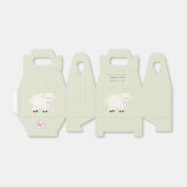 Baptism Lamb Bedankdoosjes (Uitgevouwen)