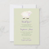 Baptism Lamb Kaart (Voorkant)