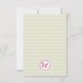 Baptism Lamb Kaart (Achterkant)