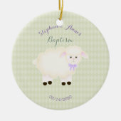 Baptism Lamb Keramisch Ornament (Voorkant)