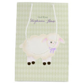 Baptism Lamb Medium Cadeauzakje (Achterkant)