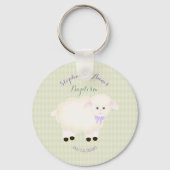 Baptism Lamb Sleutelhanger (Voorkant)