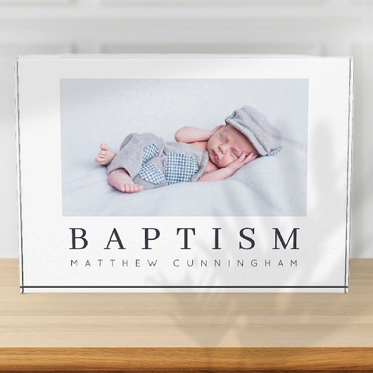 Baptism Modern minimalistische aangepaste foto