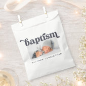 Baptism Moderne, eenvoudige aangepaste foto Bedankzakje (Geknipt)