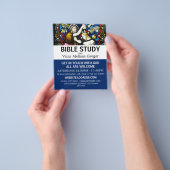 Baptism of Jesus, Christian Bible Class Advert Flyer (Hand)