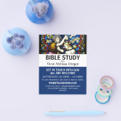 Baptism of Jesus, Christian Bible Class Advert Flyer (Enkel)