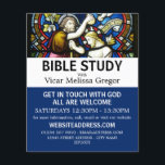 Baptism of Jesus, Christian Bible Class Advert Flyer<br><div class="desc">Baptism of Jesus,  Christian Bible Class Advertising Flyers By The Business Card Store.</div>