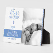 Baptism Photo Plaque met bijbelprijsopgave Fotoplaat (Zijkant)