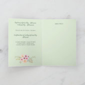 BAPTISM-programma van 4 pagina's - Floral Cross SA Programma (Binnen)