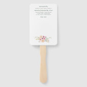 Baptism-programma voor ventilator - met sjabloon handwaaier (Achterkant)