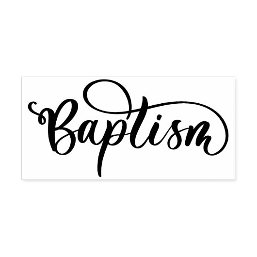Baptism Rubber Stamp Rubberstempel (Afrduk)