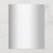 Baptism Silver Eucalyptus greenery-uitnodiging Flyer (Achterkant)