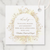 Baptism thank you bedankjes labels (Achterkant)