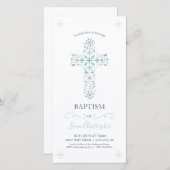 Baptism Uitnodiging - Aangepast uitnodigen voor jo (Voorkant / Achterkant)