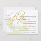 Baptism-uitnodiging Kaart (Voorkant)