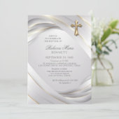 Baptism-uitnodiging Kaart (Staand voorkant)