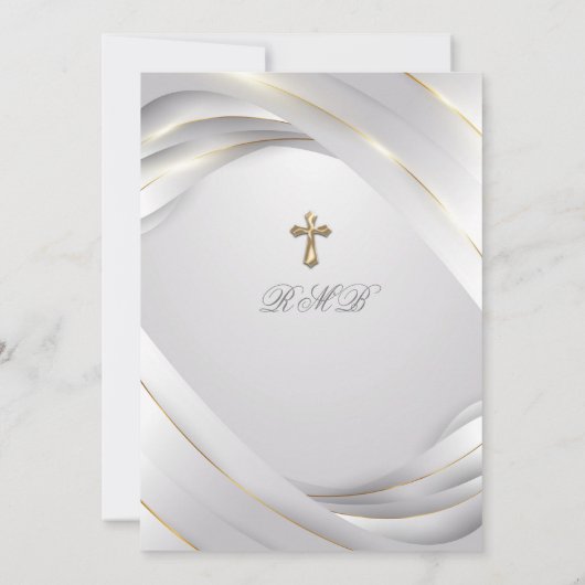 Baptism-uitnodiging Kaart (Achterkant)