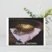 Baptism-uitnodiging Kaart (Staand voorkant)