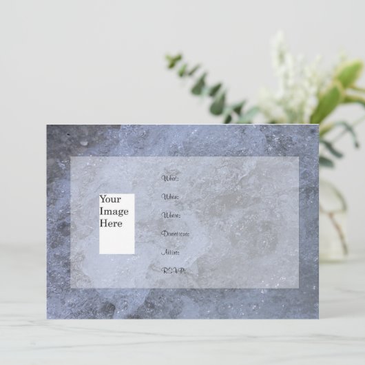 Baptism-uitnodiging Kaart (Staand voorkant)