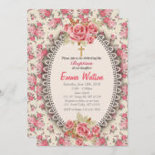 Baptism-uitnodiging Kaart (Voorkant / Achterkant)