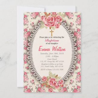 Baptism-uitnodiging Kaart