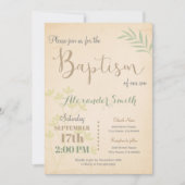 Baptism-uitnodiging Kaart (Voorkant)