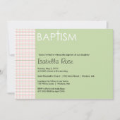 Baptism-uitnodiging Kaart (Voorkant)