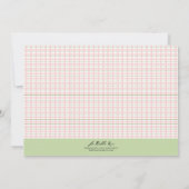 Baptism-uitnodiging Kaart (Achterkant)